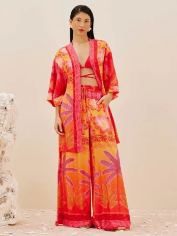 Calça Pantalona C/ Abertura