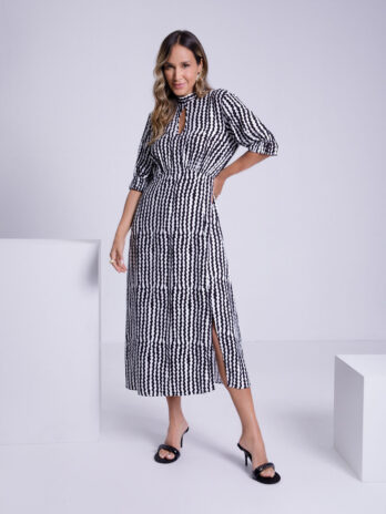 Vestido C/ Lágrima Decote