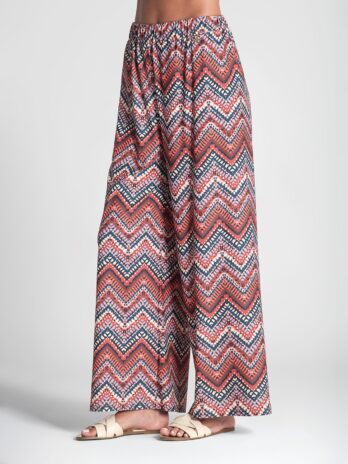Calças C/ Padrão Étnico