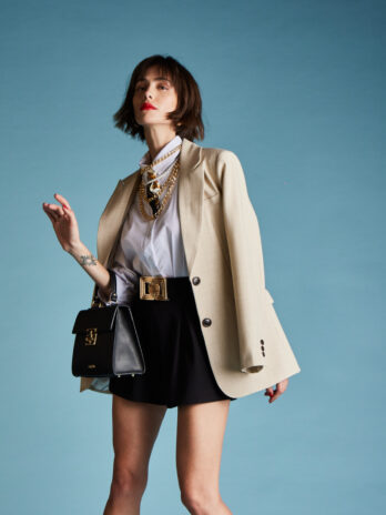 Cinto Elástico C/ Fivela Dourada