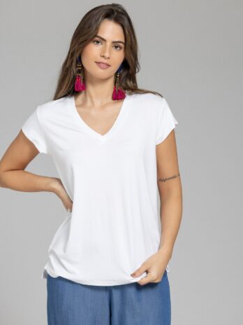 T-Shirt Básica Decote V