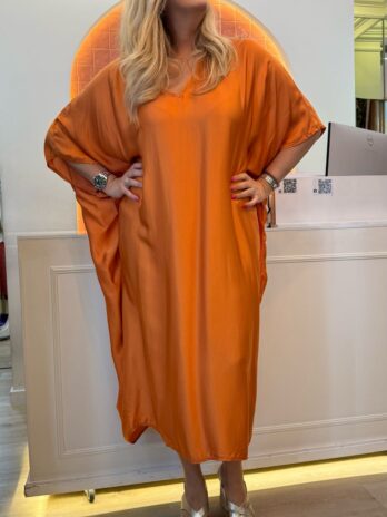 Kaftan Cetim Oversize
