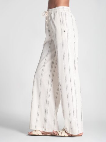 Calças Riscas C/ Cordão Cintura