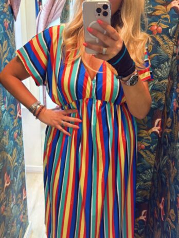 Vestido Manga Reglan Corte Peito