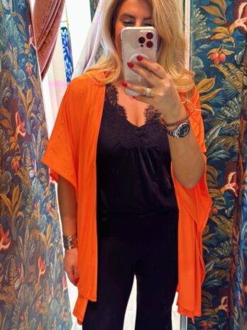 Kimono oversize com fita