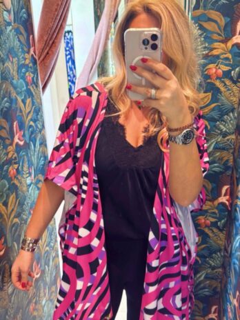 Kimono oversize com fita