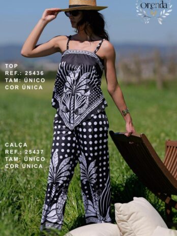 Top Formato Lenço Licra Fria