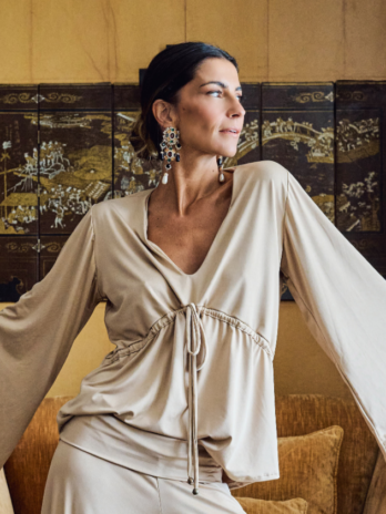 Túnica Licra Fria C/ Atilho Ajustável