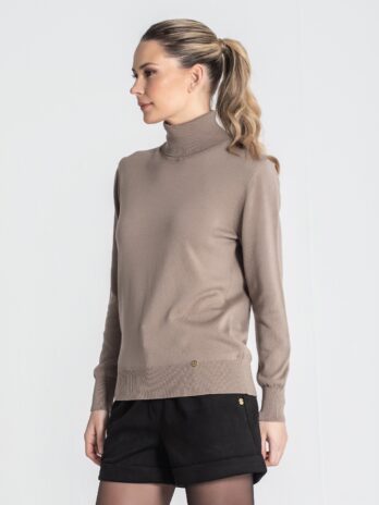 Camisola Básica Gola Alta