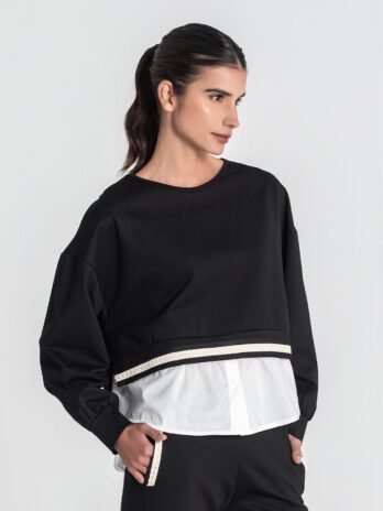 Camisola C/ Aplicação De Tecido