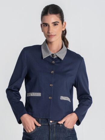 Casaco Curto C/ Botões