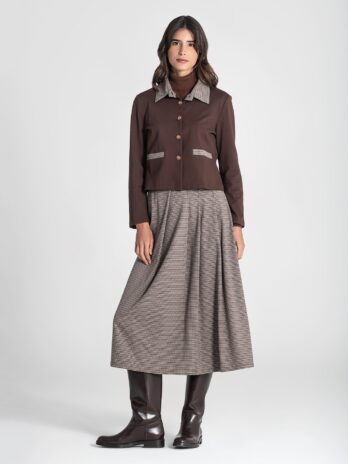 Saia Comprida C/ Pregas