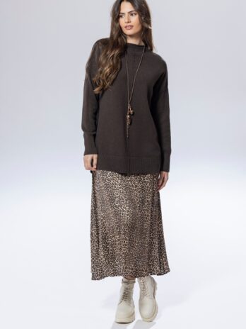 Saia Cetim Animal Print
