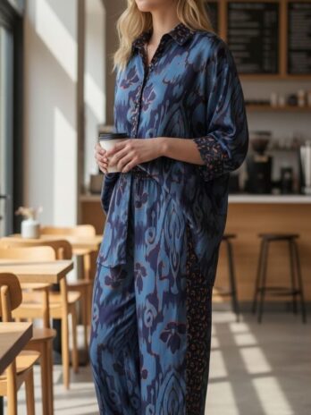 Túnica / Vestido Cetim C/ Estampa