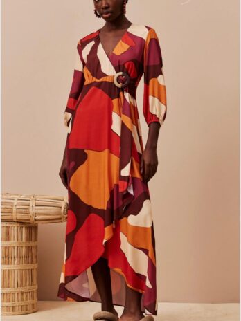 Vestido C/ Cinto Argola