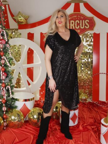 Vestido Lantejoulas Golden