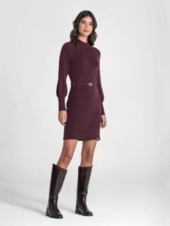 Vestido Canelado C/ Cinto