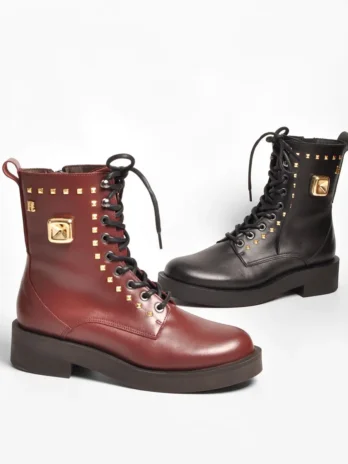 Botim Pele C/ Detalhes Dourados