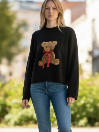 Camisola Malha Urso C/ Laço