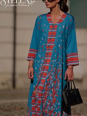 Vestido Licra Fria Estampa Fiesta