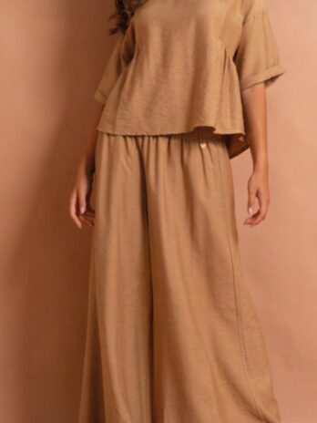 Blusa Franzidos Laterais