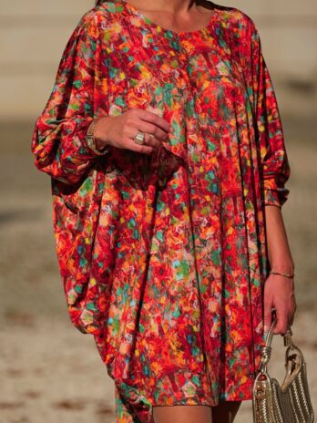 Vestido Midi Oversize Licra Fria