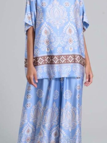 Blusa Cetim Estampada