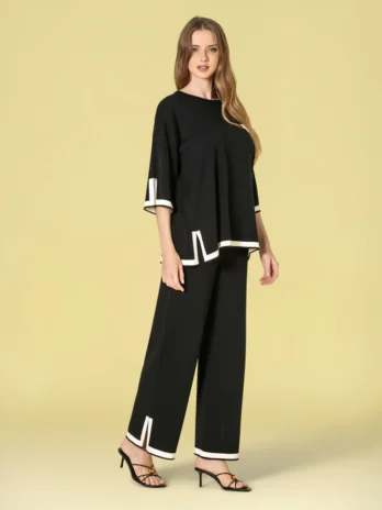 Calças C/ Contrastes