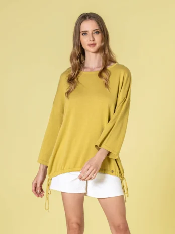 Camisola C/ Coração Pointelle Costas