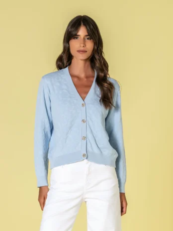 Casaco C/ Relevo Animal Print