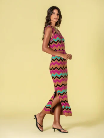 Vestido Zig Zag