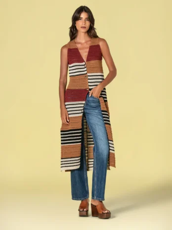 Colete Perfurado Colorido