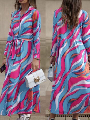 Vestido Camiseiro C/ Laçada