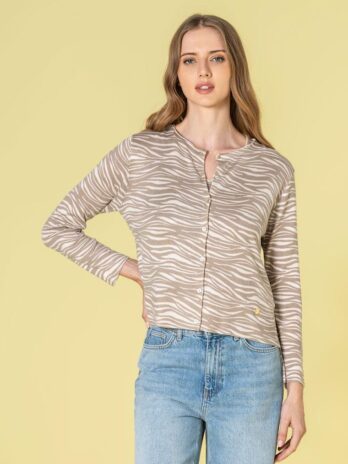 Casaco Animal Print