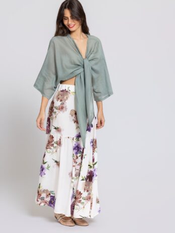 Bolero Tecido Leve C/ Laçada