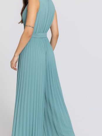 Macacão Crepe Plissado C/ Brilhos