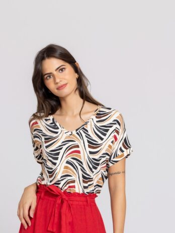 T-Shirt Viscose Ondulados