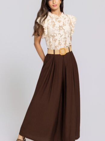 Saia / Calça Crepe C/ Cinto