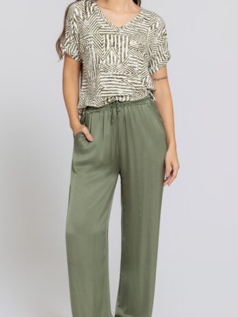 Pantalona Cetim C/ Bolsos