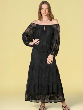 Blusa Perfurada C/ Atilhos