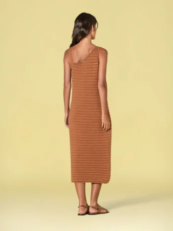 Vestido Lurex Detalhe Fivela