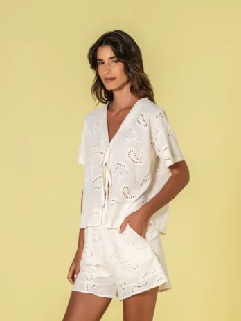 Blusa Bordado Inglês