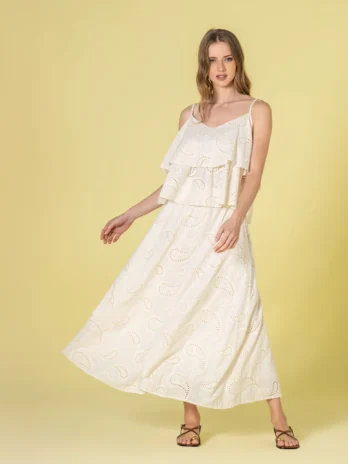 Saia Bordado Inglês