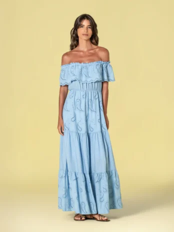 Vestido Bordado Inglês