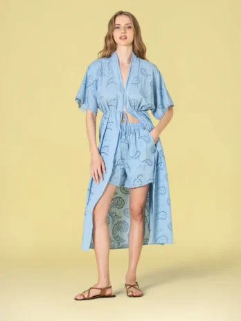 Kimono Bordado Inglês