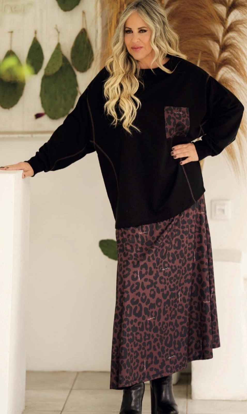 Vestido Fénix Leopardo