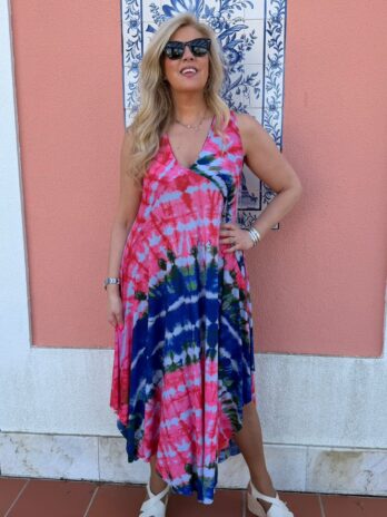 Vestido Licra Fria Borboleta