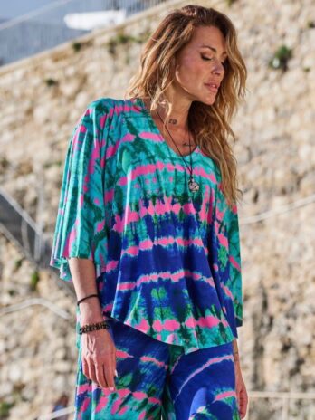 Blusa Estampada Licra Fria Oversize