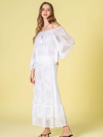 Blusa Perfurada C/ Atilhos
