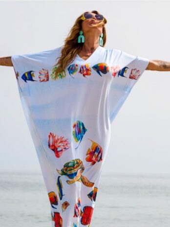 Vestido Kaftan Licra Premium